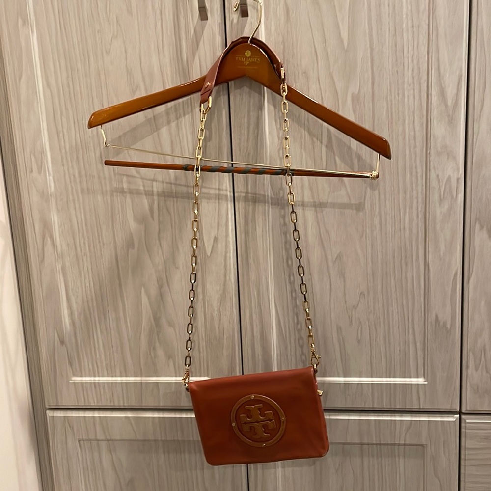 Tory Burch cross body clutch